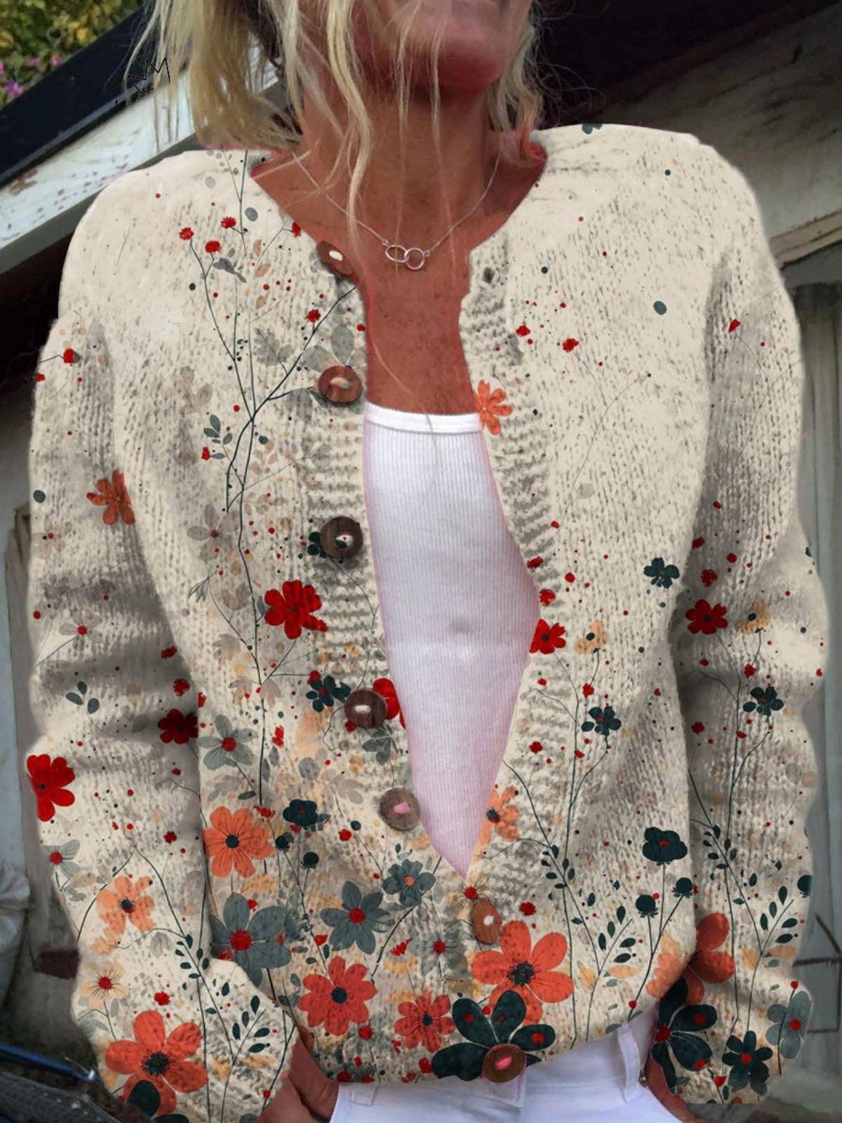 Sabrinaâ„¢ | Cardigan Vintage a Fiori