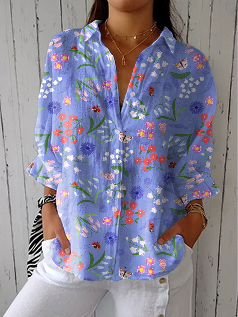 Fiona | Blusa Primavera Giardino