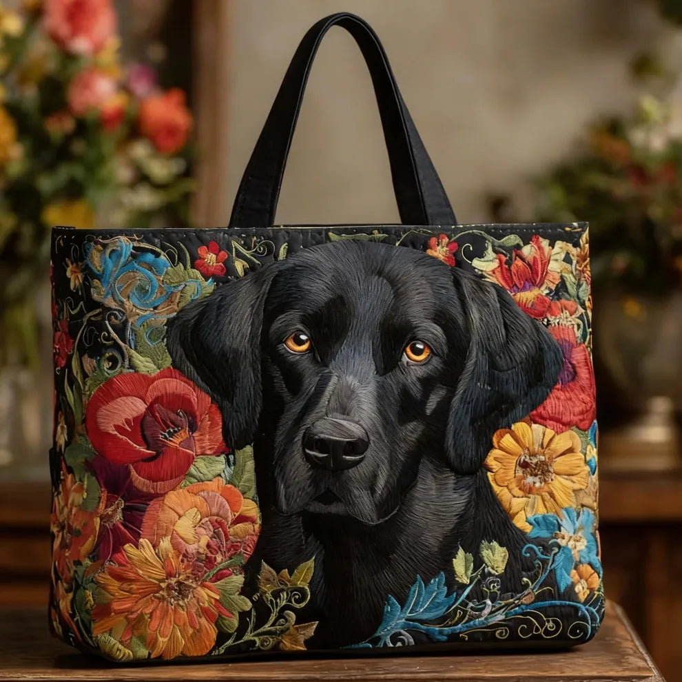 Companion Midnight Bloom | Borsa a Spalla Fatta a Mano con Trapuntatura