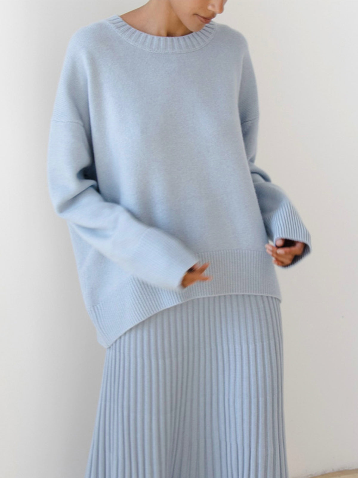 Heidi | Maglione Oversized Relaxed con Collo a Giro