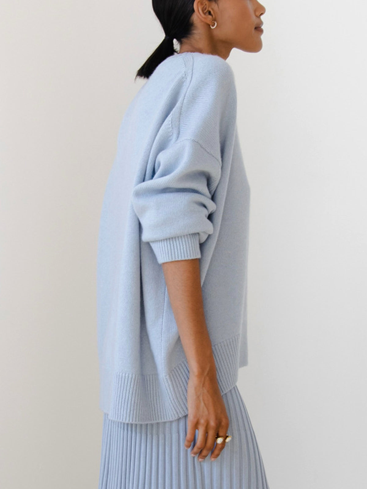 Heidi | Maglione Oversized Relaxed con Collo a Giro