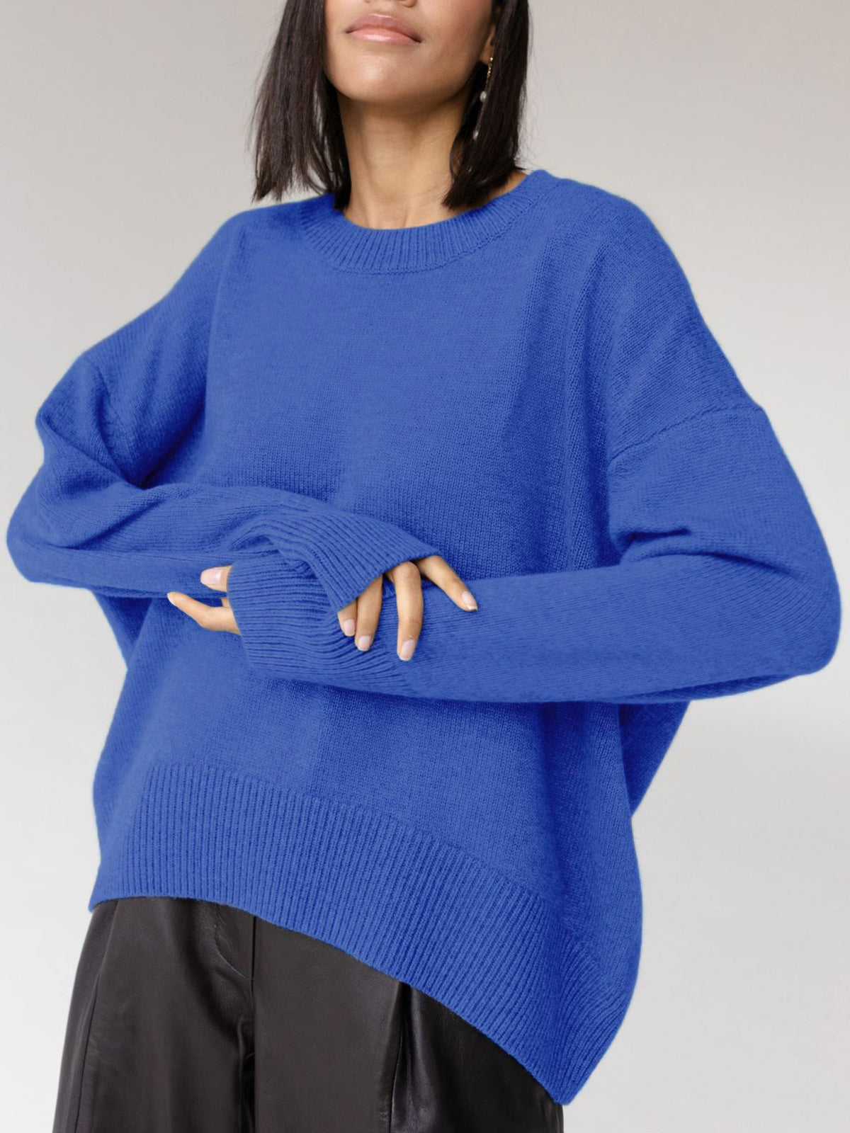 Heidi | Maglione Oversized Relaxed con Collo a Giro