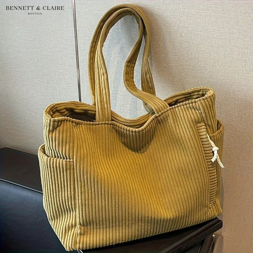 Sienna™ Borsa a Spalla in Velluto a Coste