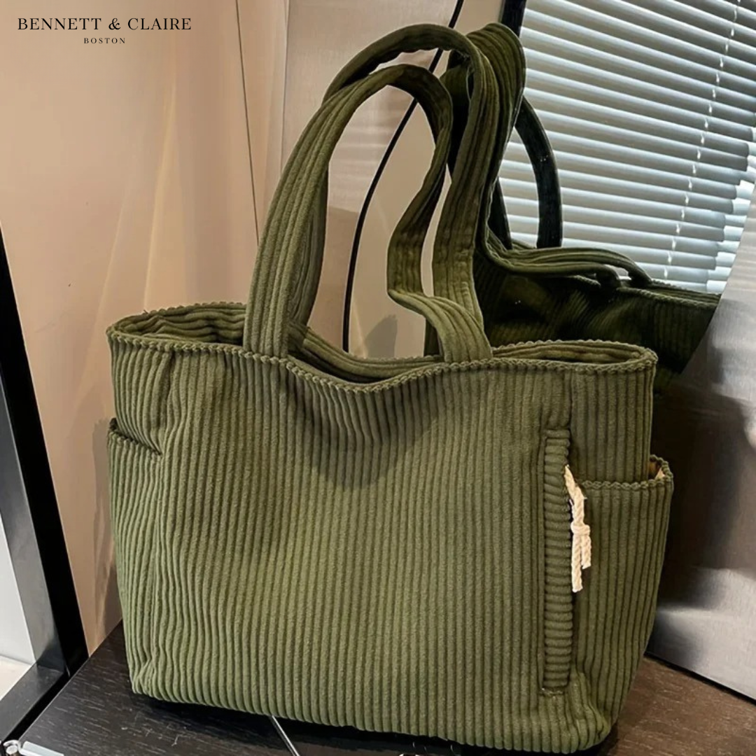 Sienna™ Borsa a Spalla in Velluto a Coste