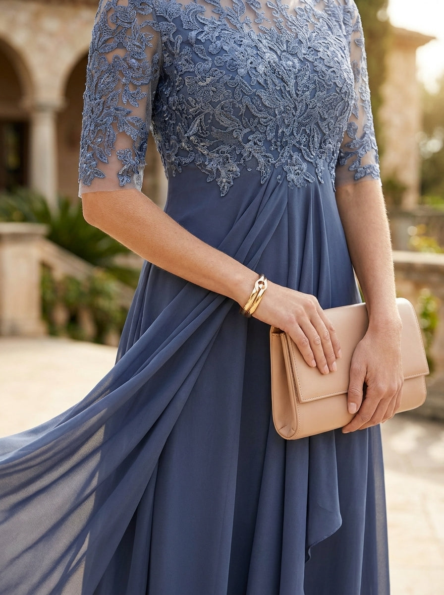 Ilinca | Abito Midi con Corpetto Traforato – Lucia Toscana