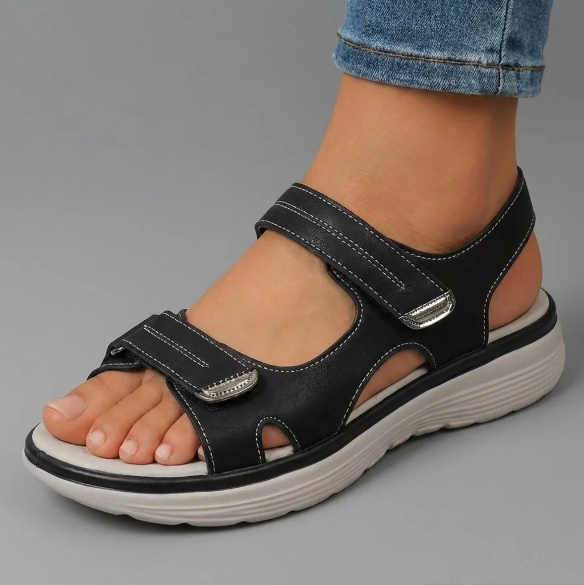 Noreen | Sandali Comfort Regolabili