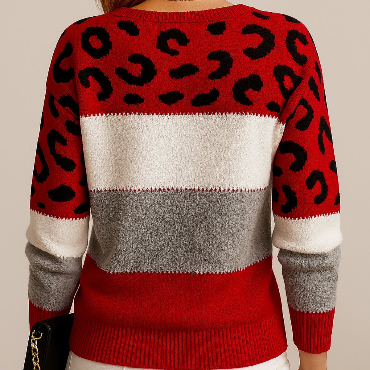 Carmela | Maglione Fantasia Animalier – Lucia Toscana