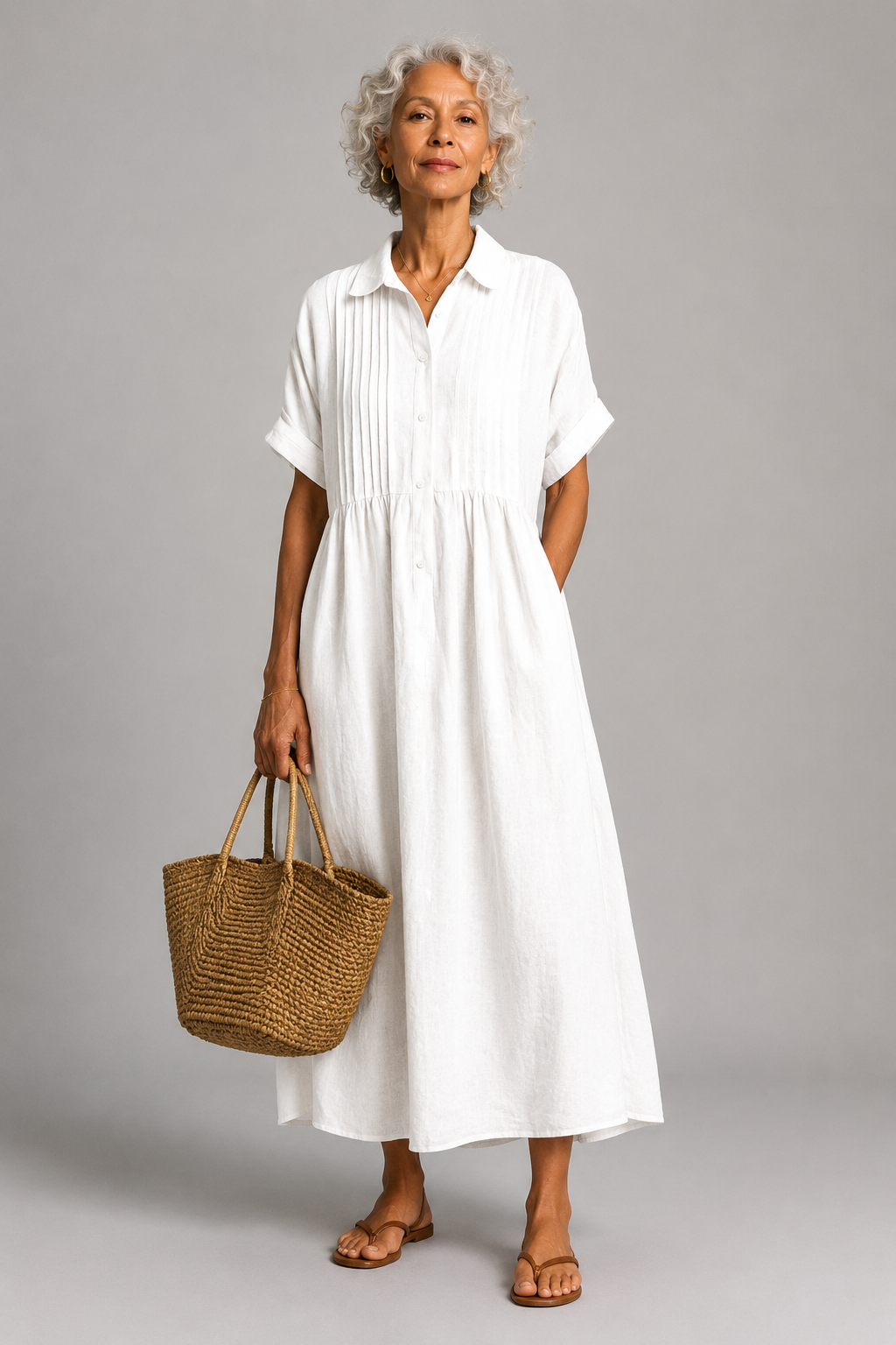 Océane | Blue Summer Maxi Dress