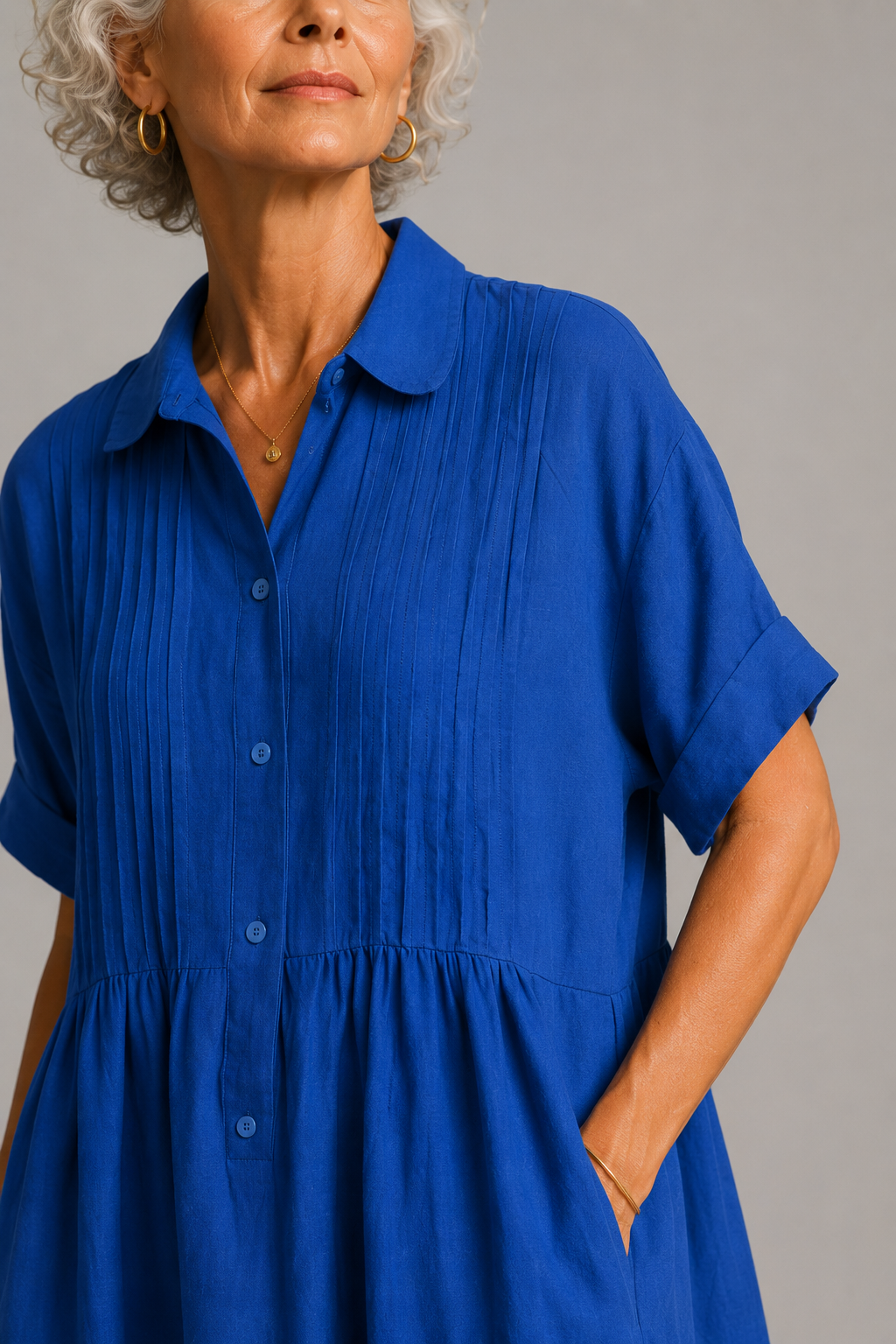 Océane | Abito estivo maxi blu