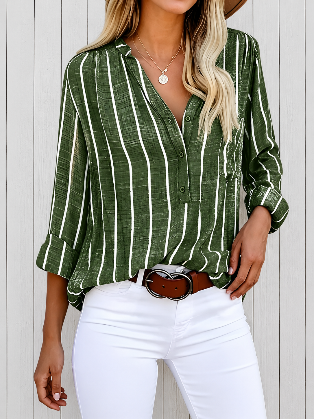 Lilacâ„¢ | Blusa a righe elegante