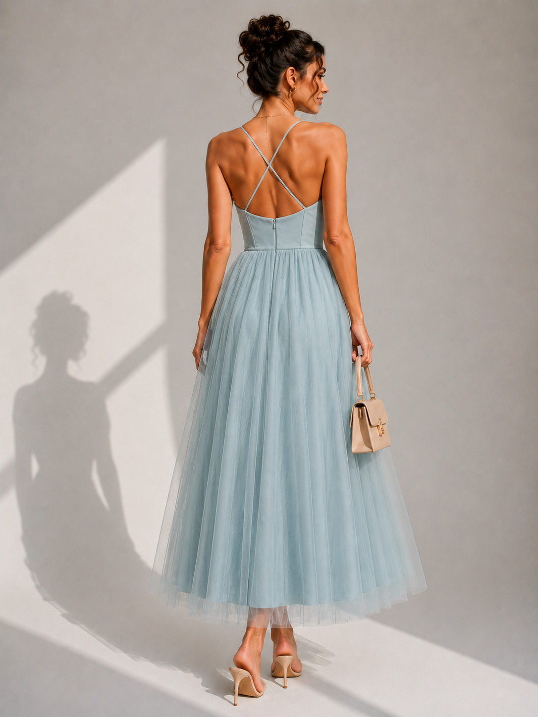 Mila | Abito Midi con Corpetto a Bustier – Lucia Toscana