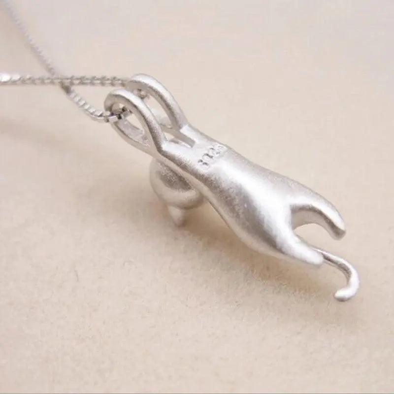 Collana Allegra con un Gattino d'Argento 925