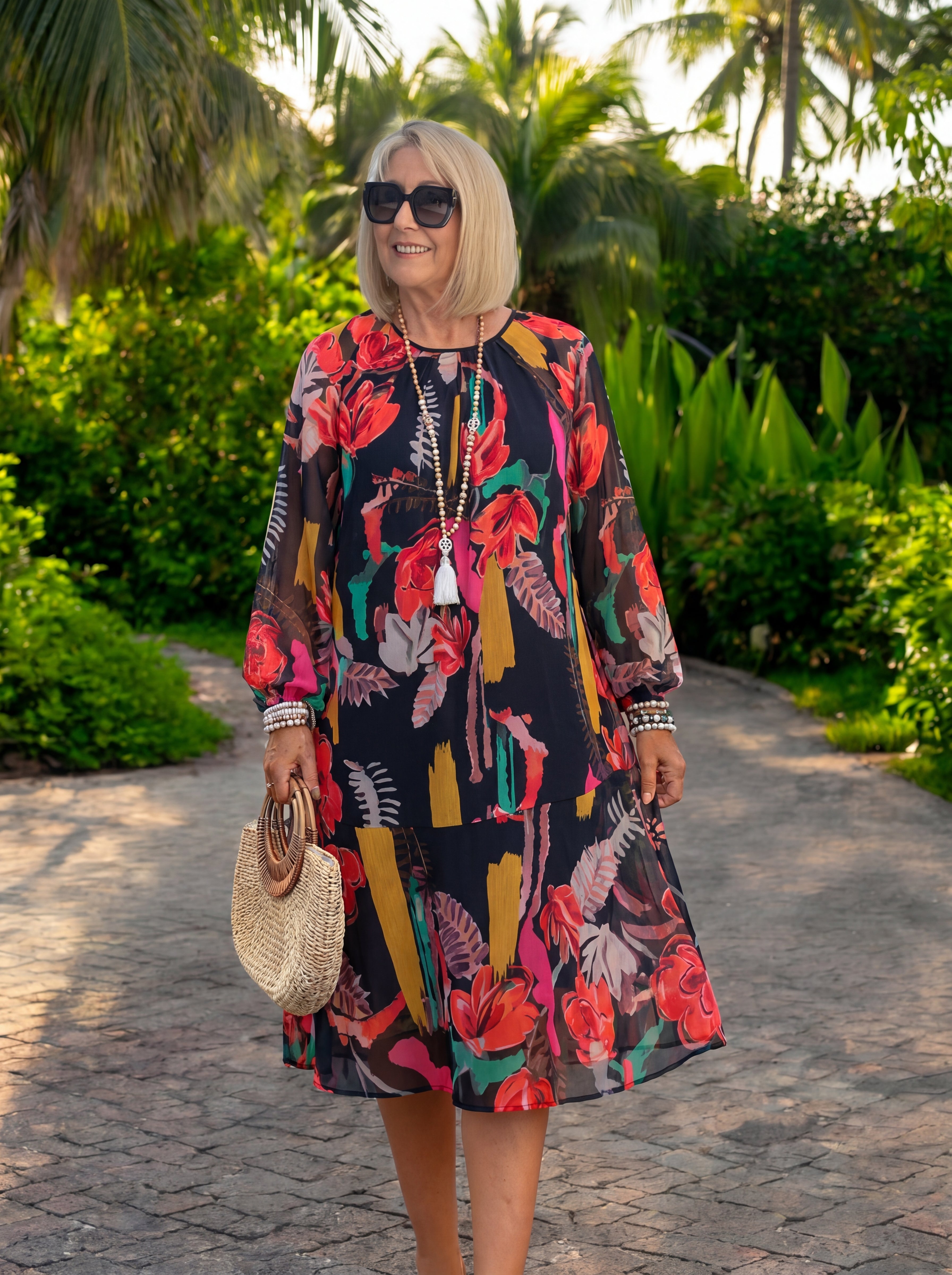 Florida – Elegante vestito floreale