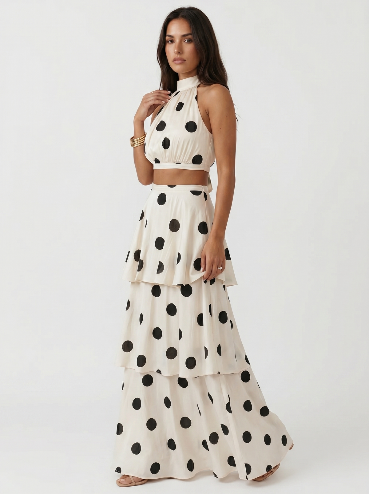 Marbella Pois | Completo Top e Gonna a Pois