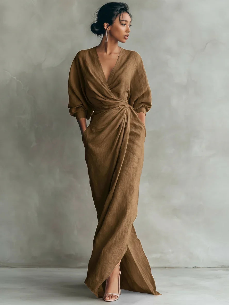 Harper | Maxi V-Neck Dress