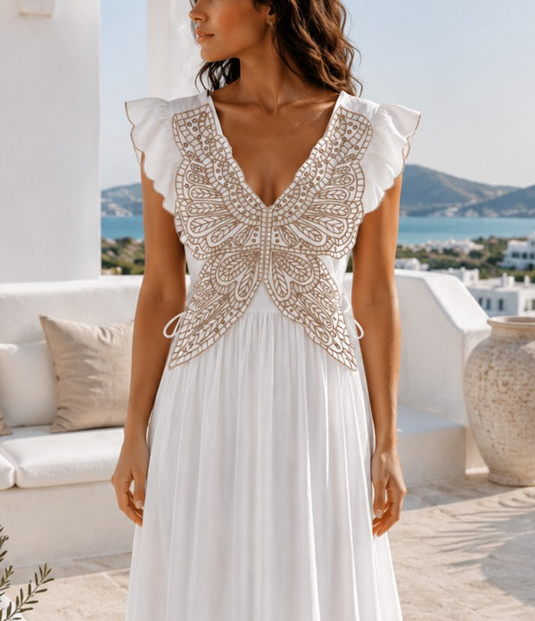 Vestito Favorevole Farfalla