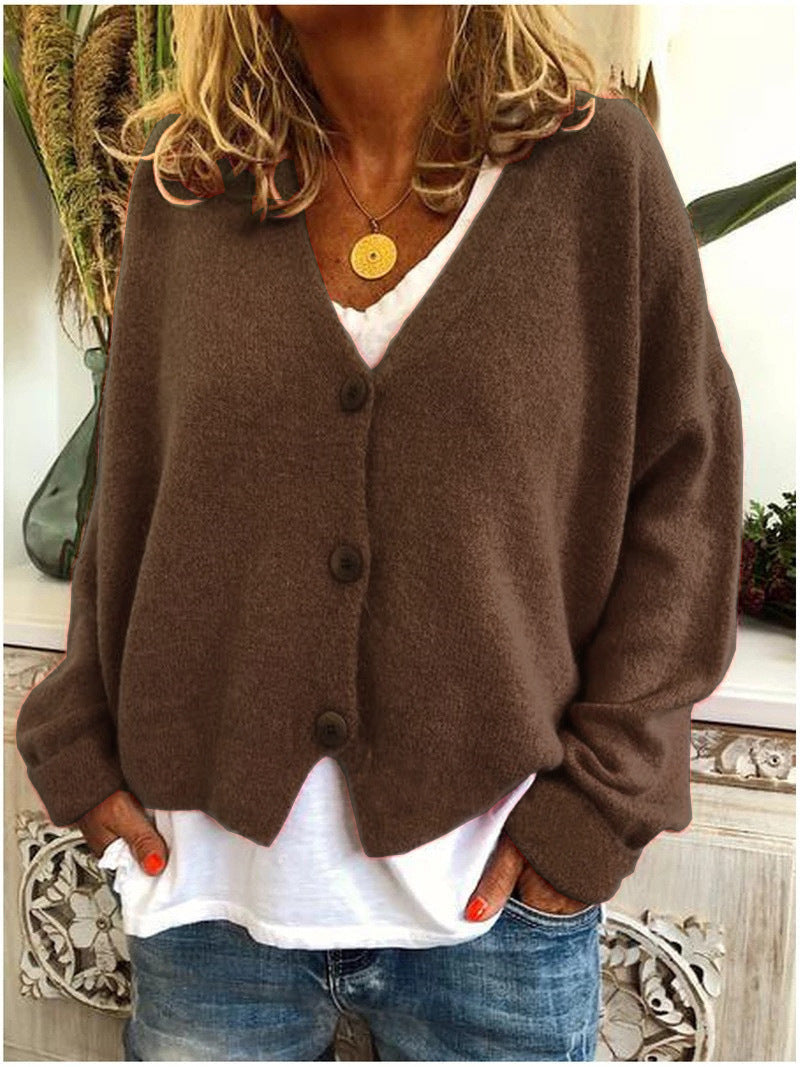 Cardigan in Maglia Relaxed Fit Comfortabel