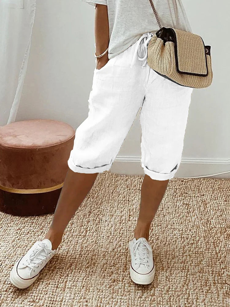Laluna | Pantaloni Corti da Donna in Cotone