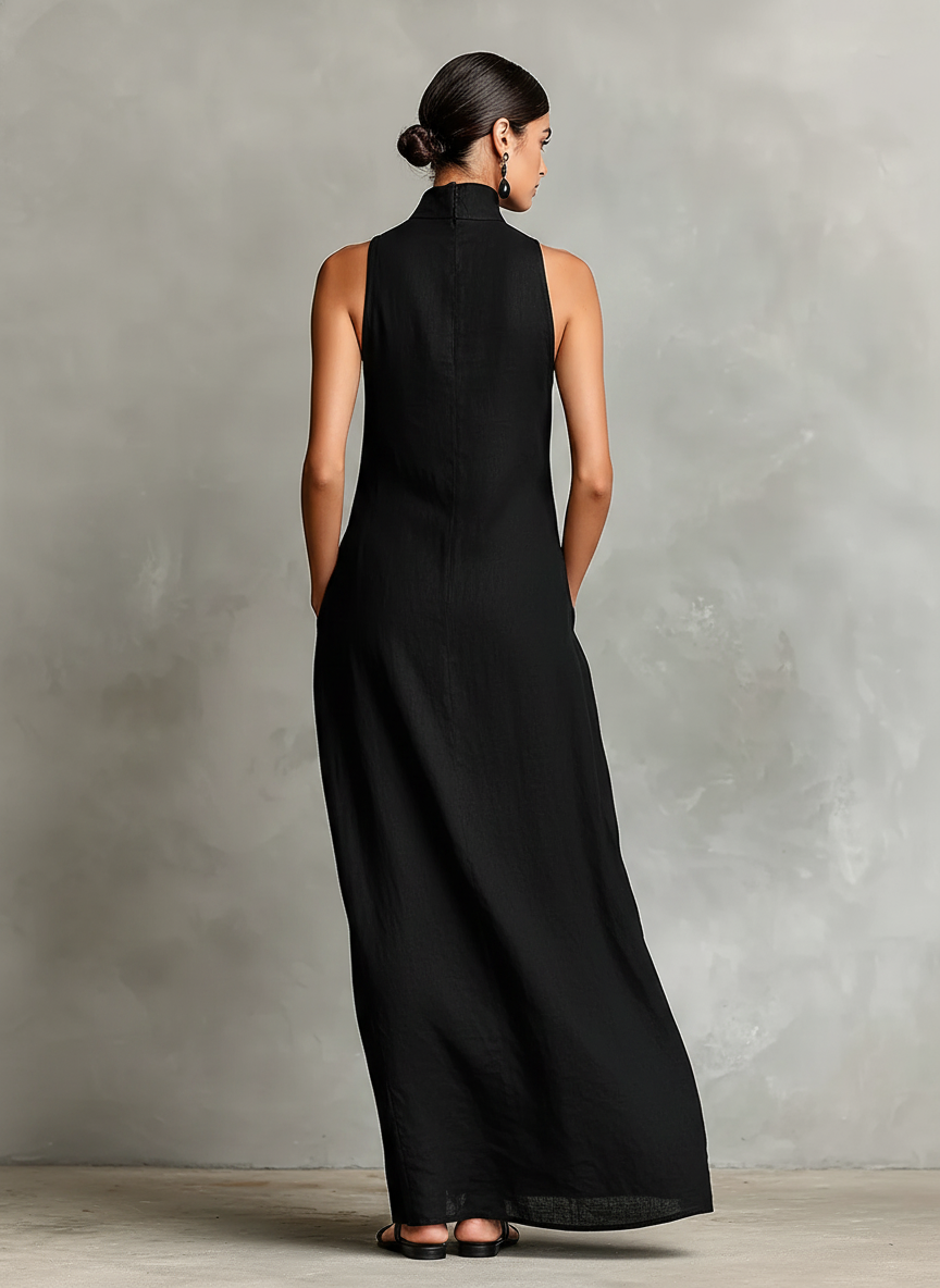 Harper | Linen-Tencel Blend Maxi Dress
