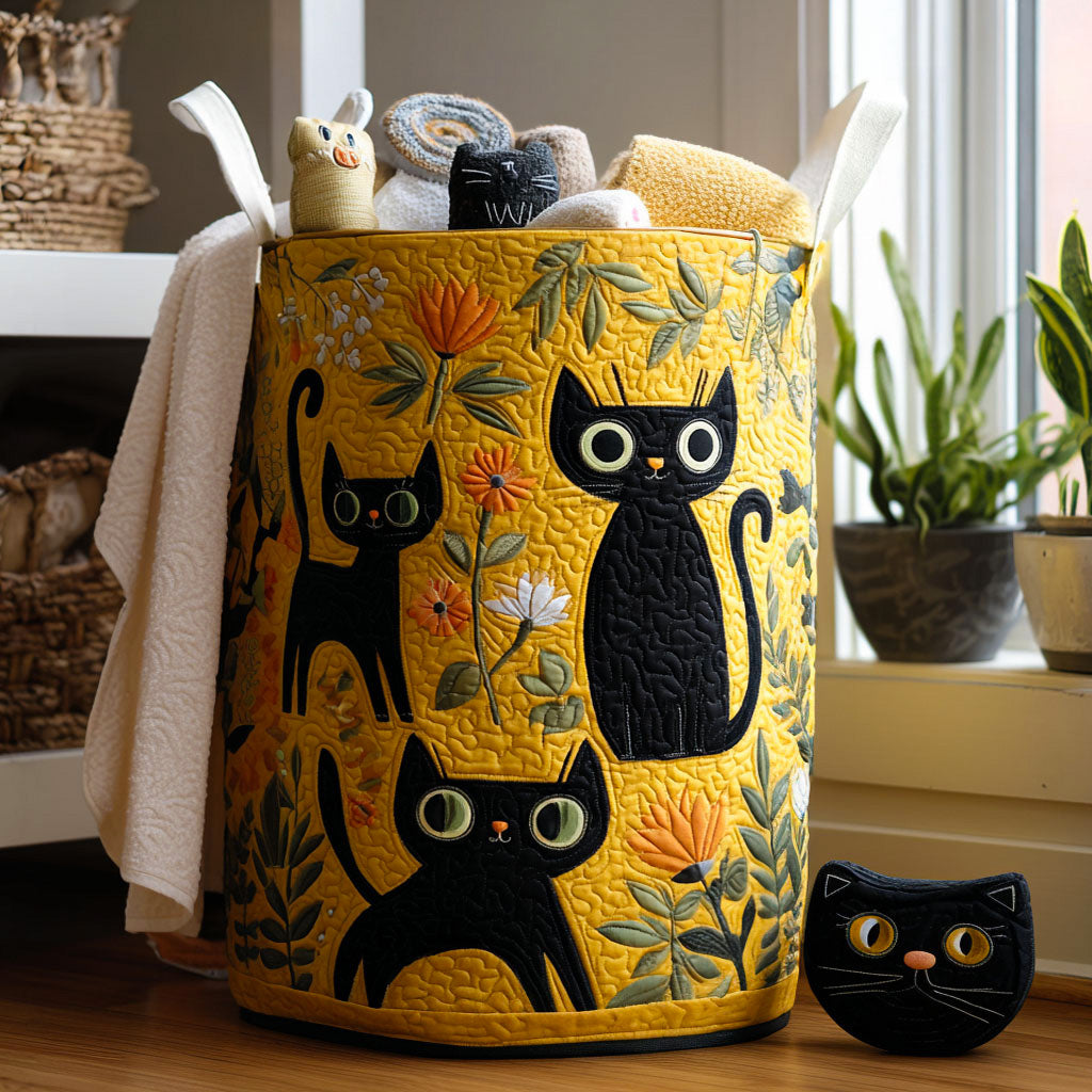 Cat | Cesto per la Biancheria Artigianale