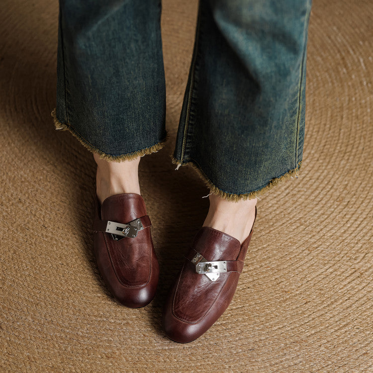 Carla | Mule in Pelle Vera