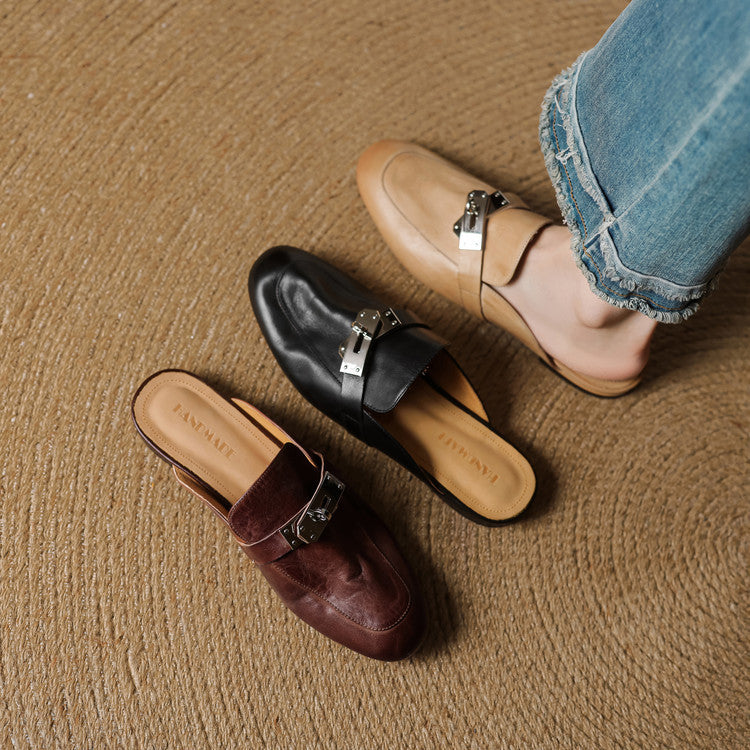 Carla | Mule in Pelle Vera