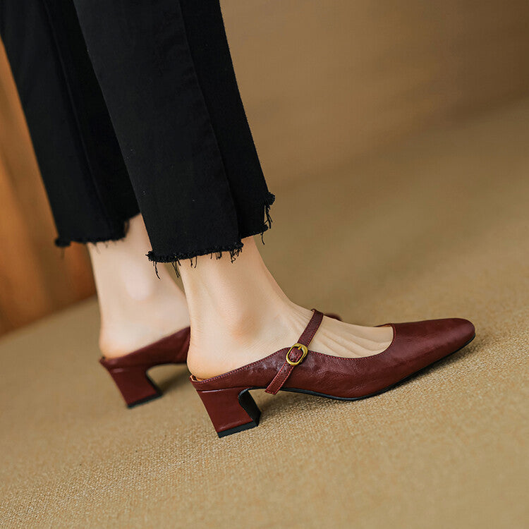 Vian | Mules in Pelle Vera