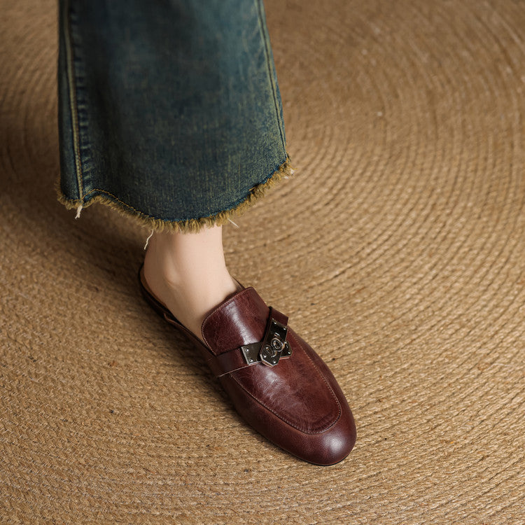 Carla | Mule in Pelle Vera