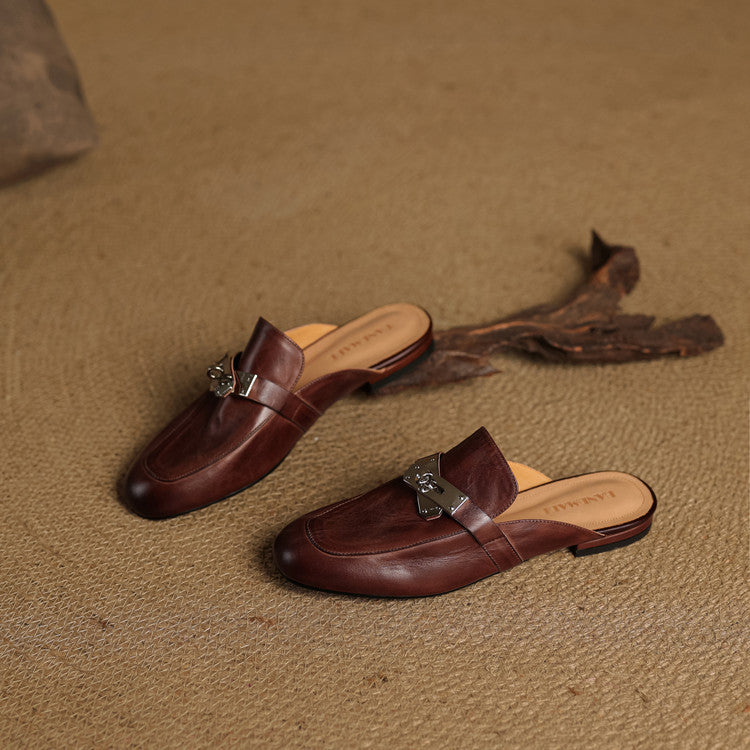Carla | Mule in Pelle Vera