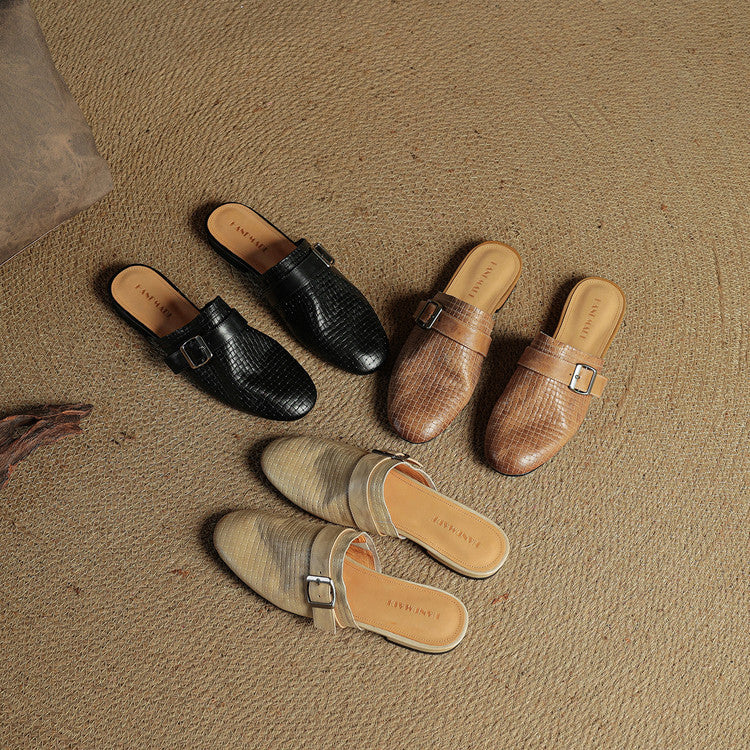 Emrie | Mules in Pelle Vera