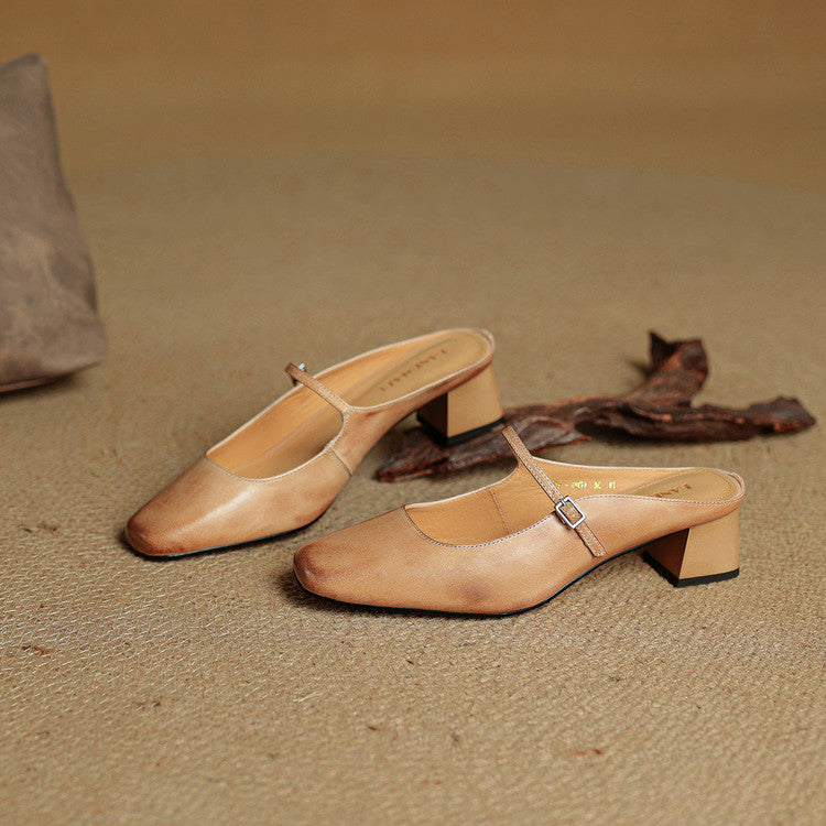 Mule in pelle genuina Esmer