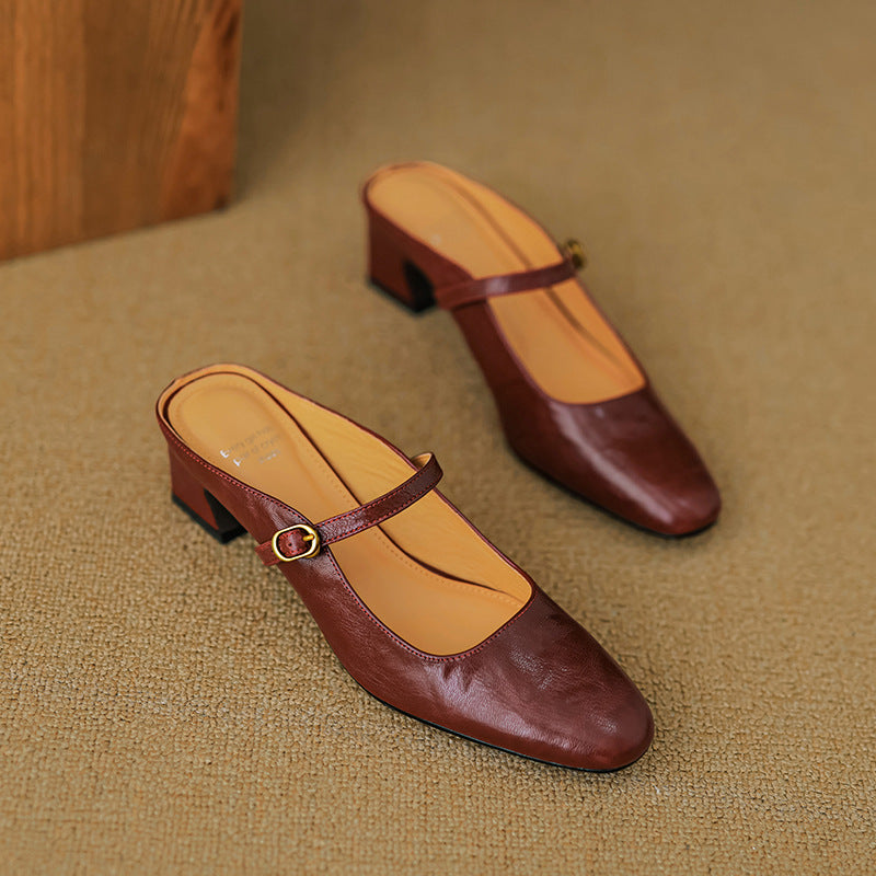 Vian | Mules in Pelle Vera