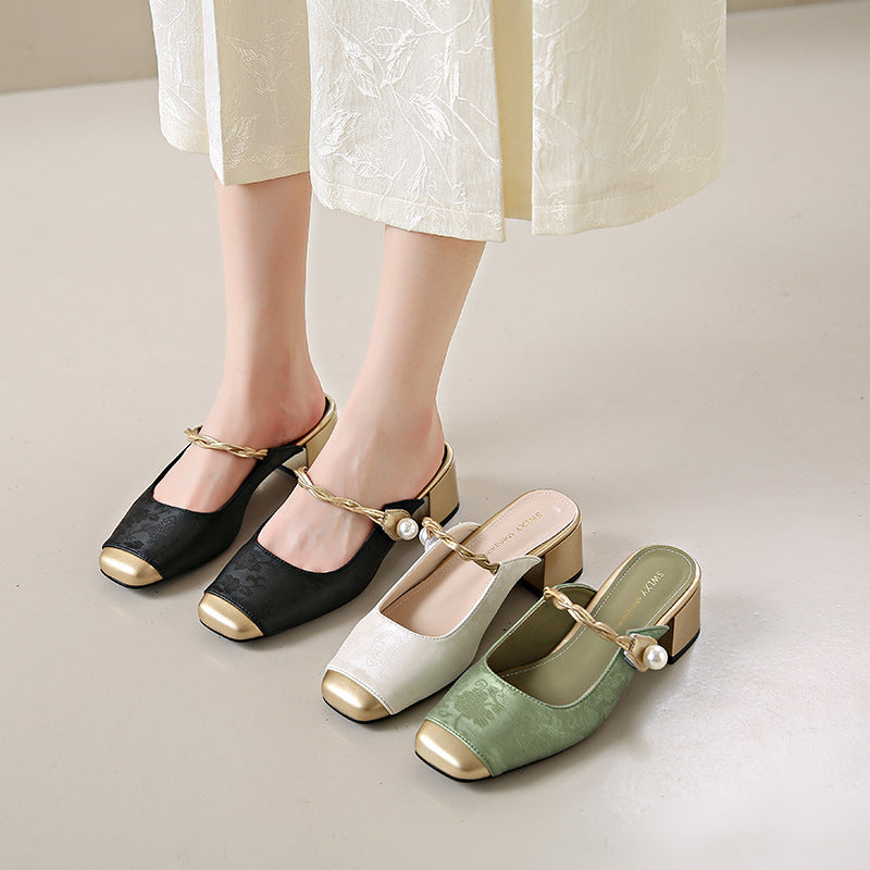 Melina | Mule in Pelle Vera