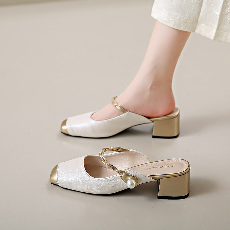 Melina | Mule in Pelle Vera