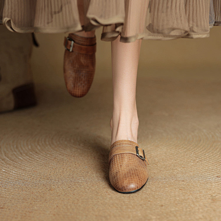 Emrie | Mules in Pelle Vera