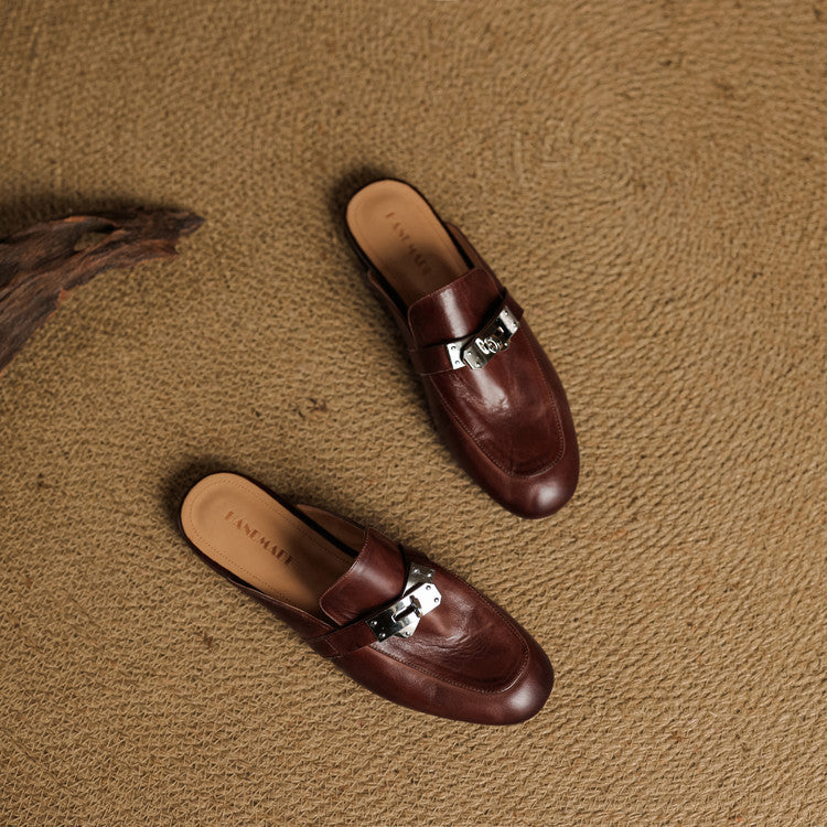 Carla | Mule in Pelle Vera