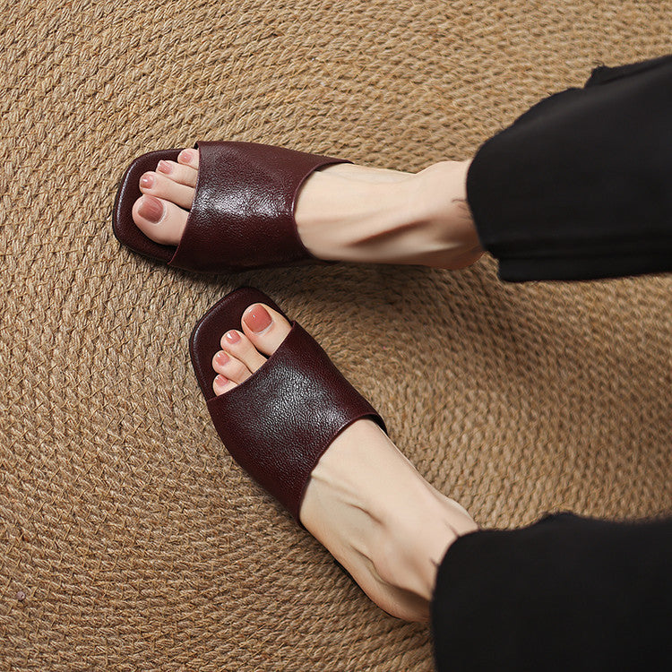 Avena | Mules in Pelle Vera