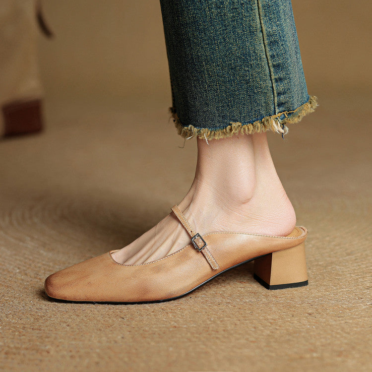 Mule in pelle genuina Esmer