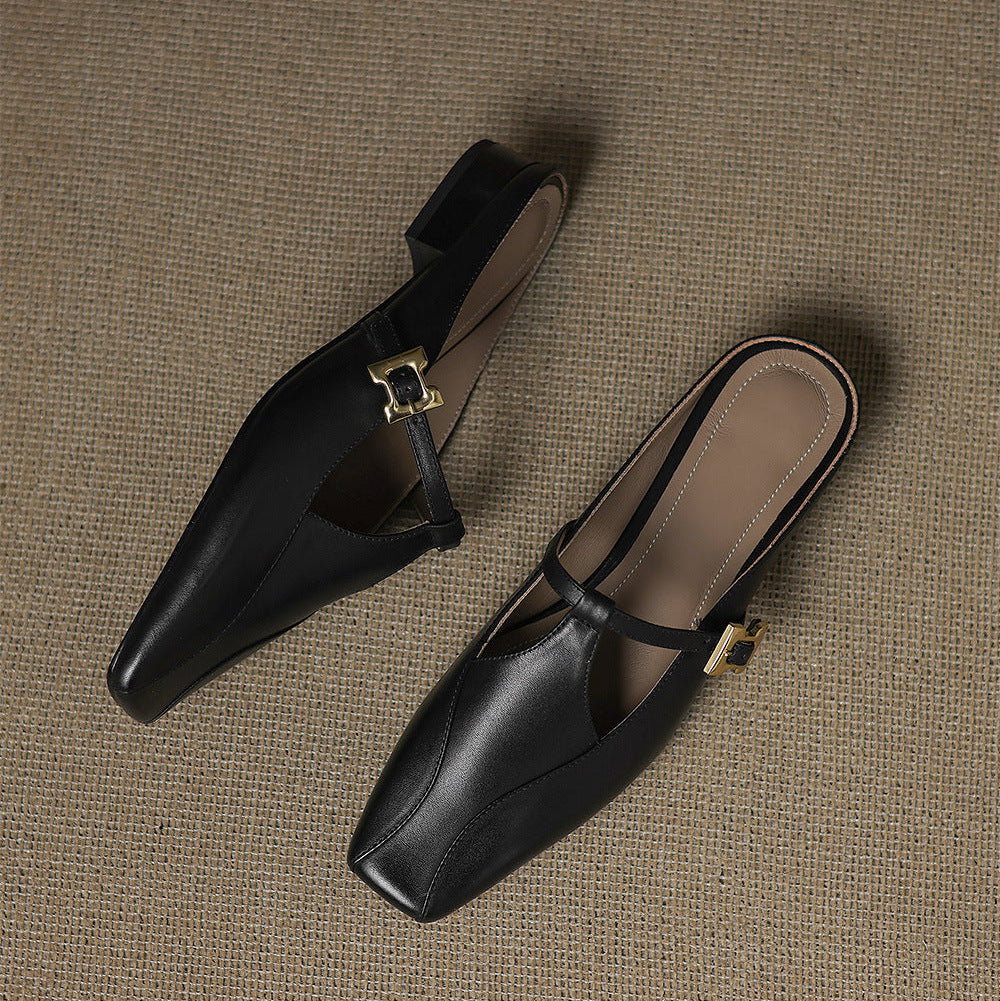 Keva | Mule in Pelle Vera