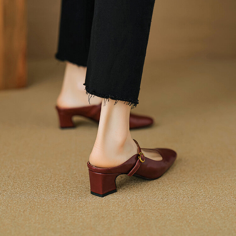 Vian | Mules in Pelle Vera