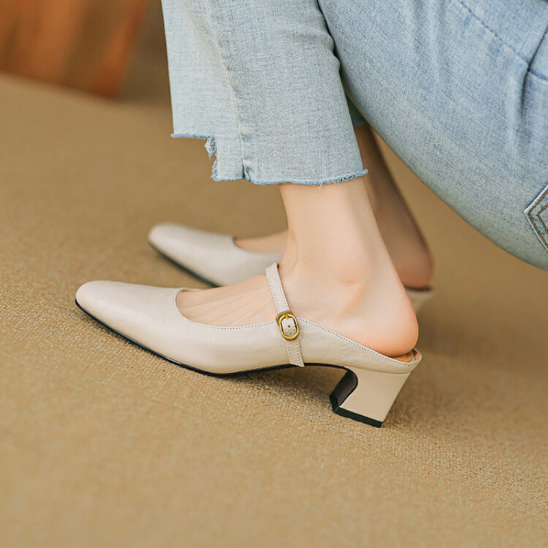 Vian | Mules in Pelle Vera