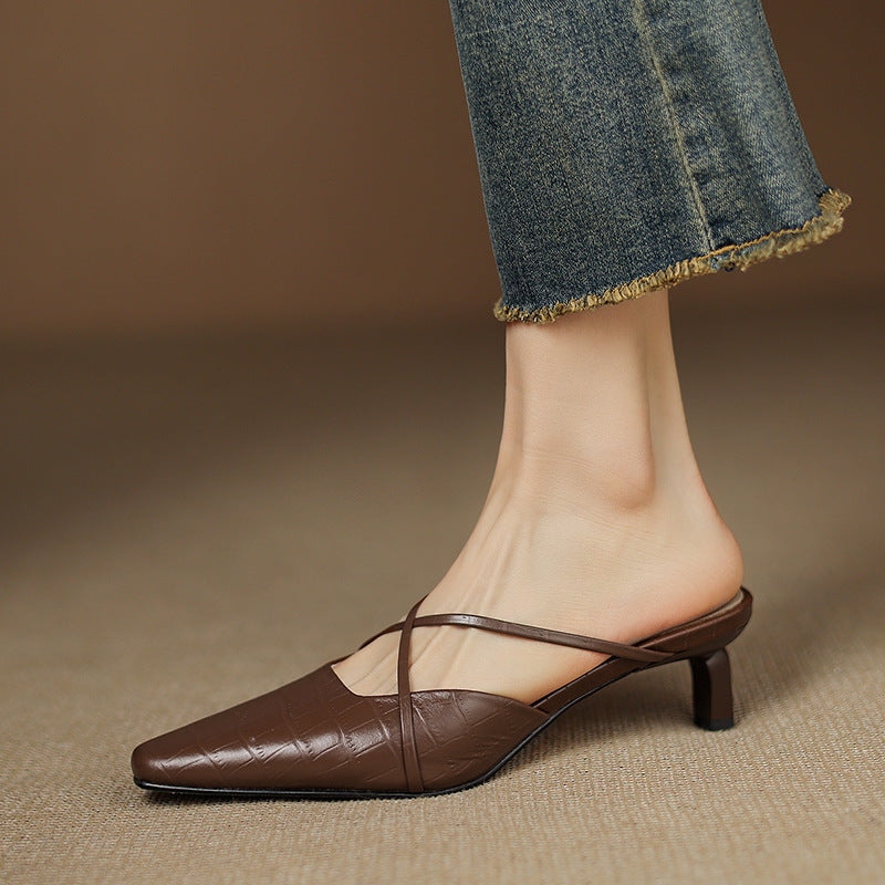 Mire | Mule in Pelle Vera