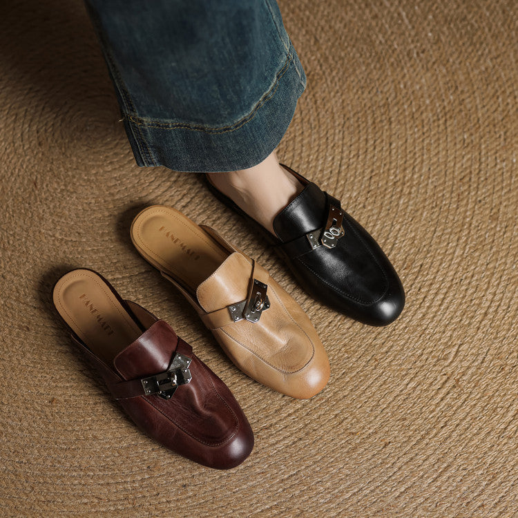 Carla | Mule in Pelle Vera
