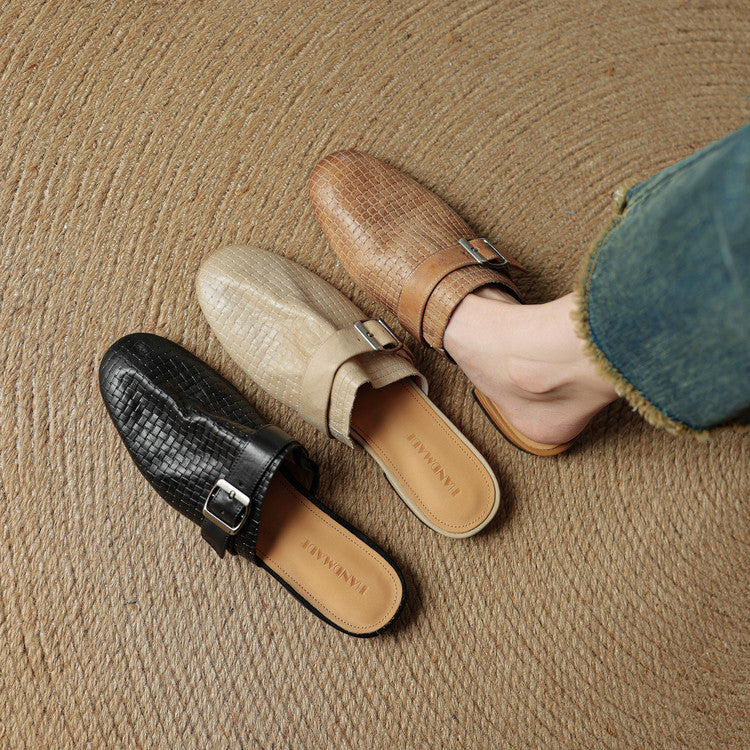 Emrie | Mules in Pelle Vera