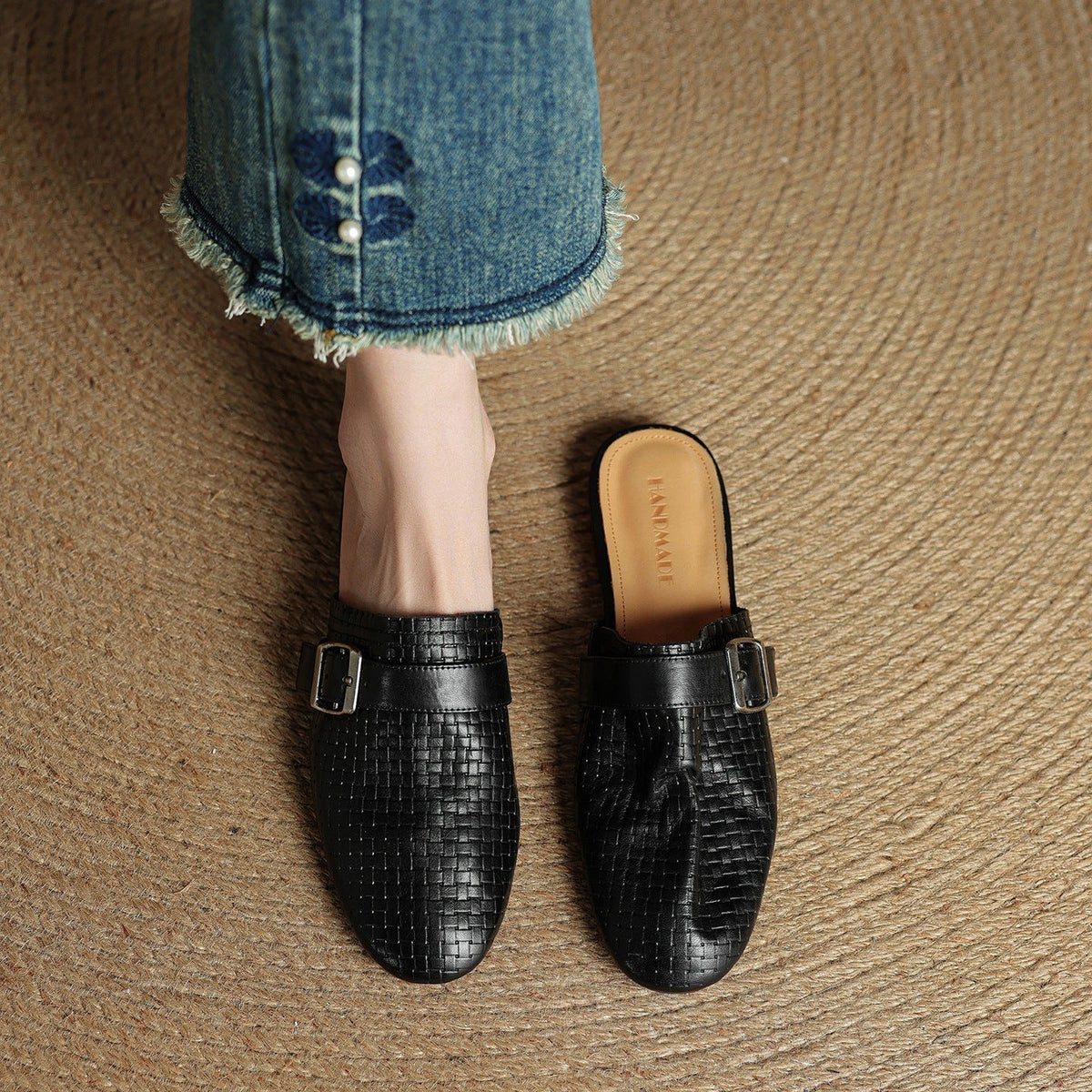 Emrie | Mules in Pelle Vera