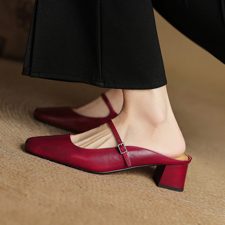 Mule in pelle genuina Esmer
