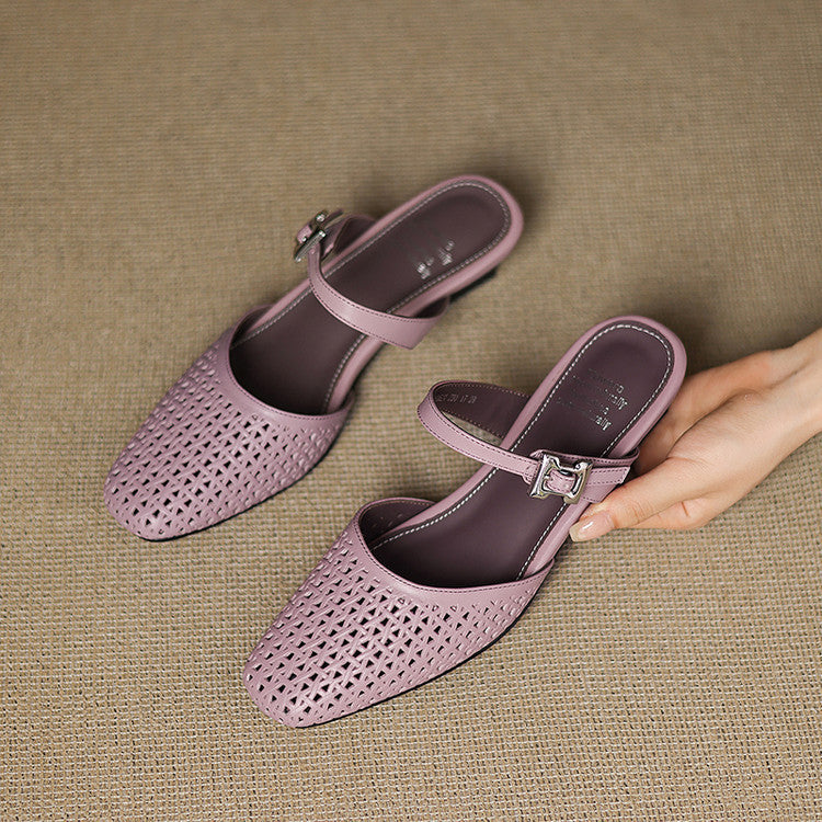 Ovia | Mule in Pelle Vera