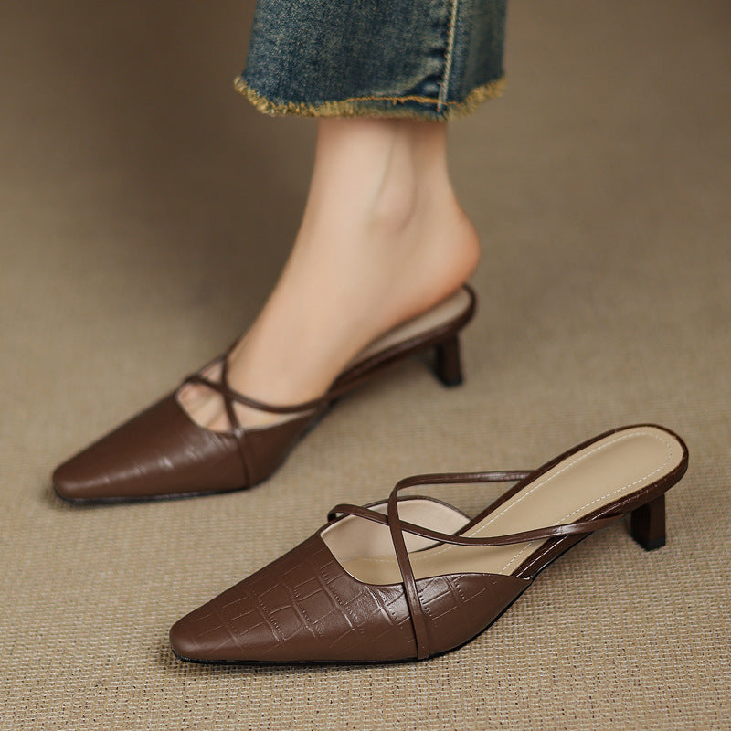 Mire | Mule in Pelle Vera
