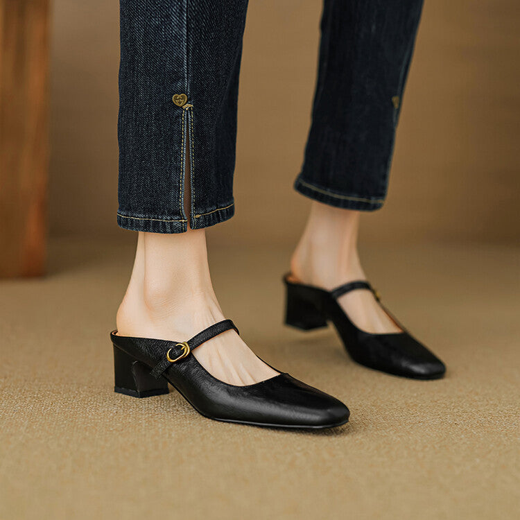 Vian | Mules in Pelle Vera