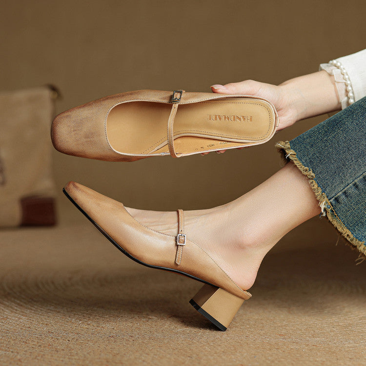 Mule in pelle genuina Esmer